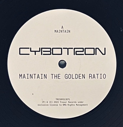 Cybotron : Maintain The Golden Ratio (12", Single, 180)