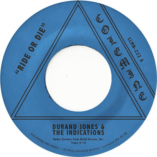 Durand Jones & The Indications : Ride Or Die / More Than Ever (7", Single)
