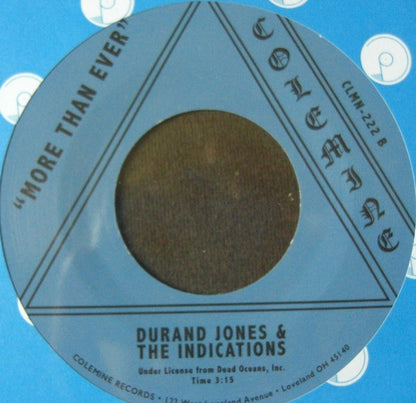 Durand Jones & The Indications : Ride Or Die / More Than Ever (7", Single)