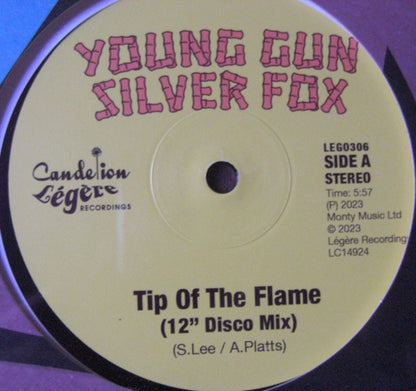 Young Gun Silver Fox : Tip Of The Flame / Rolling Back (12", Maxi, Ltd)