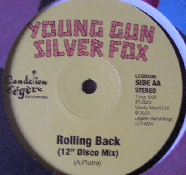 Young Gun Silver Fox : Tip Of The Flame / Rolling Back (12", Maxi, Ltd)