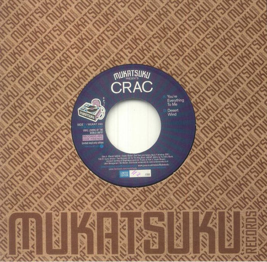 C.R.A.C. : You're Everything To Me (7")