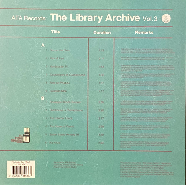 ATA Records : The Library Archive Vol. 3 (LP)