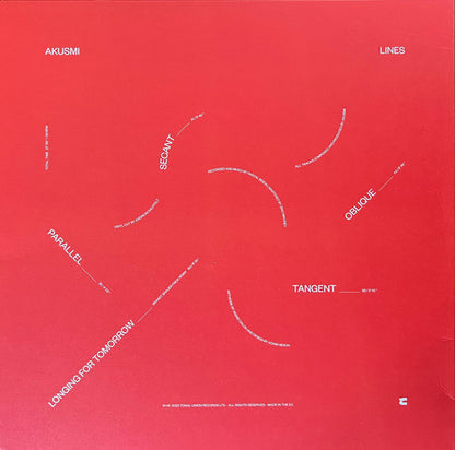 Akusmi : Lines (12", EP, Ltd, Num, Cle)