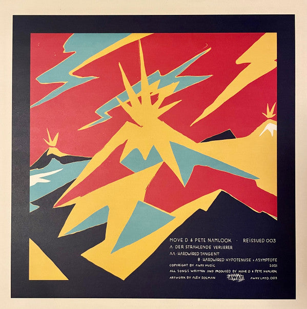 Move D & Pete Namlook – Reissued 003 (12", Orange Translucent, Away Music, 2023) Back Cover