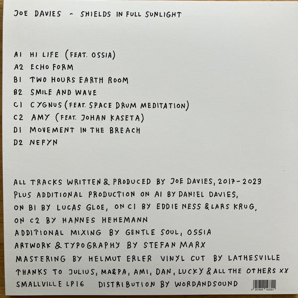 Joe Davies* : Shields In Full Sunlight (2x12", Album)