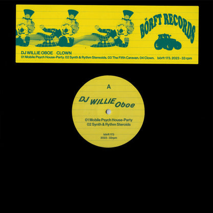 dj Willie Oboe : Clown (12", EP)