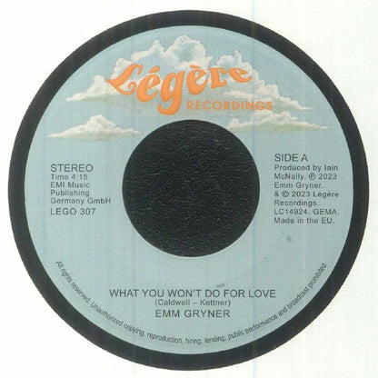 Emm Gryner : What You Won't Do For Love (7")