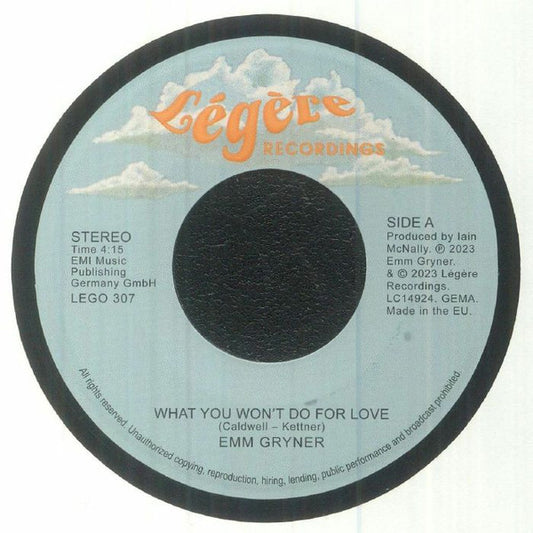 Emm Gryner : What You Won't Do For Love (7")
