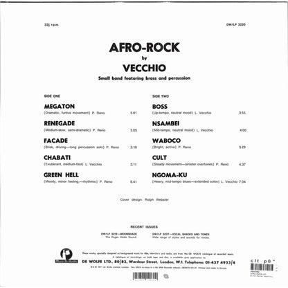 Vecchio* : Afro-Rock (LP, Album, RE, RM)