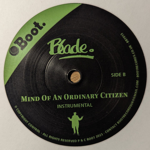 Blade (3) : Mind Of An Ordinary Citizen  (7", RE)