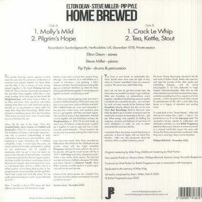 Elton Dean • Steve Miller (3) • Pip Pyle : Home Brewed (LP, Album)