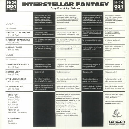 Greg Foat & Ayo Salawu : Interstellar Fantasy (LP, Album)