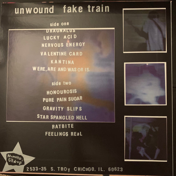 Unwound : Fake Train (12", Album, RE, Val)