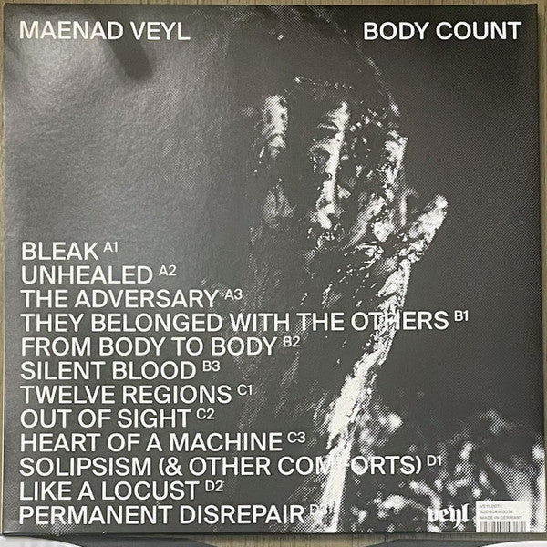 Maenad Veyl : Body Count (2xLP, Album, RE, RP, Whi)