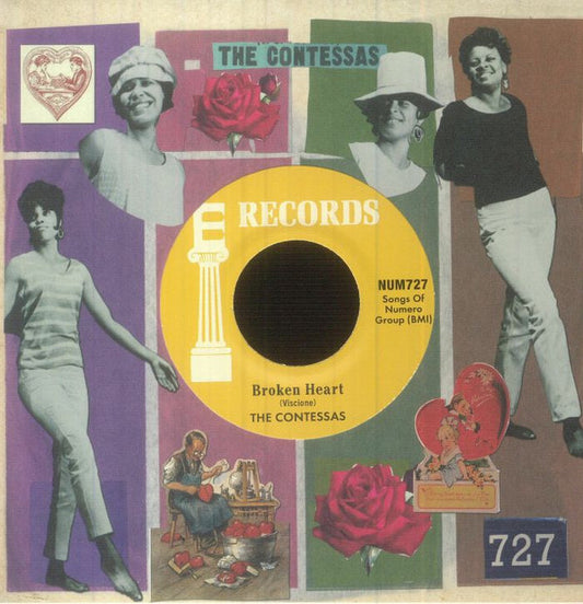 The Contessas (3) : Broken Heart / Gimme Gimme (7")