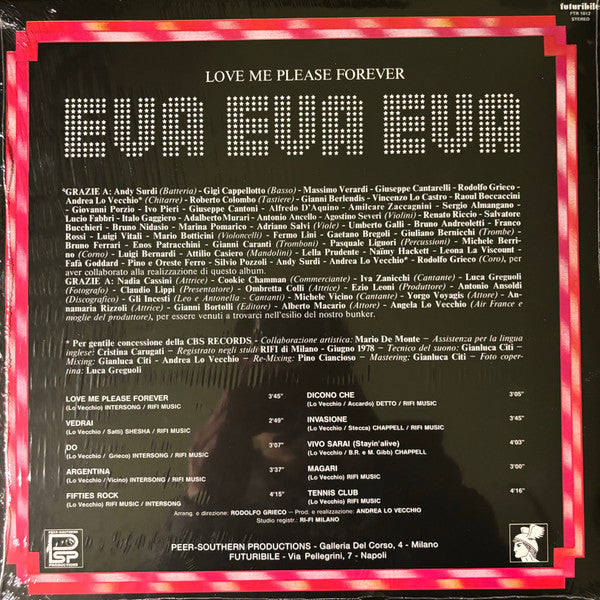 Eva Eva Eva : Eva Eva Eva (Love Me Please Forever) (LP, Album, RE)