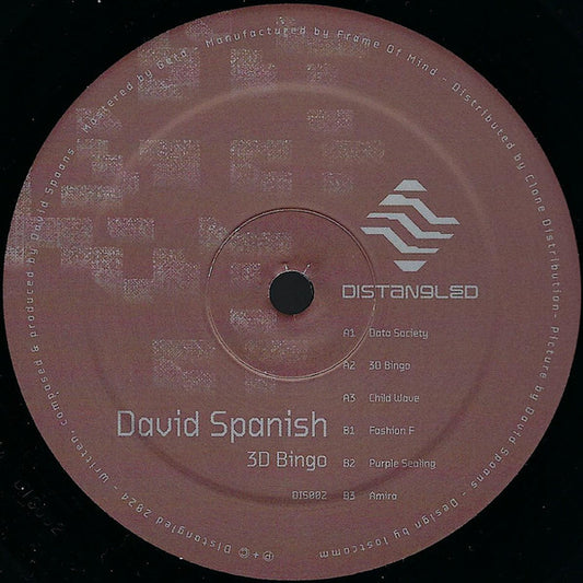 David Spanish : 3D Bingo (12", EP)
