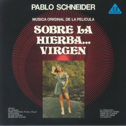Pablo Schneider : Música Original De La Película -  Sobre La Hierba Virgen  (LP, Album, RE)