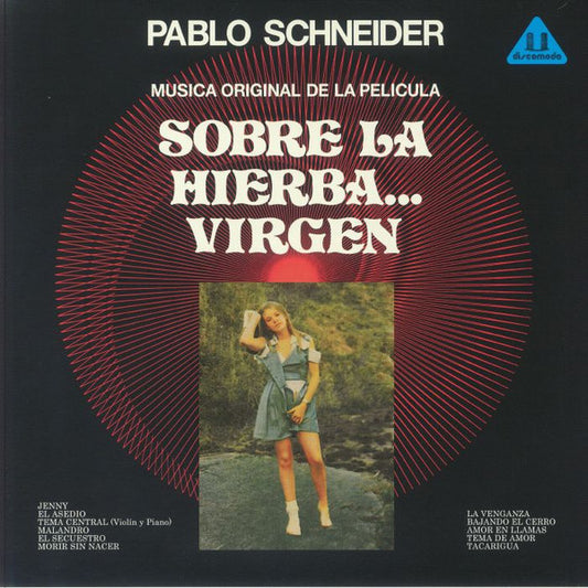 Pablo Schneider : Música Original De La Película -  Sobre La Hierba Virgen  (LP, Album, RE)