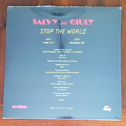 Salvy And Giuly : Stop The World (12", RE)