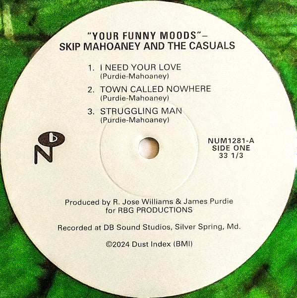 Skip Mahoaney And The Casuals* : Your Funny Moods (LP, Album, RE, Gre)