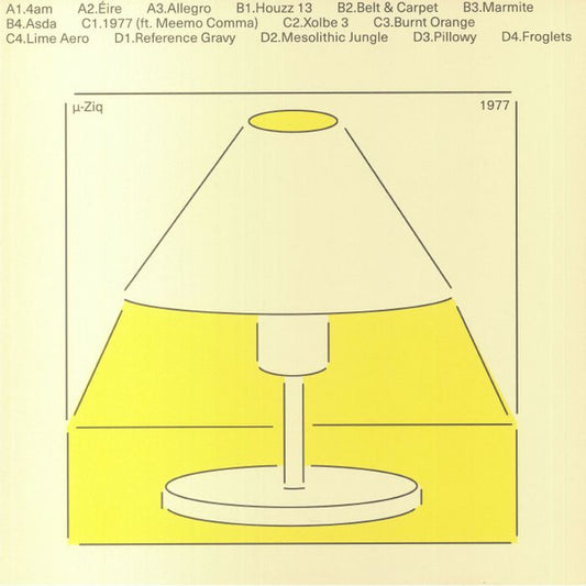 µ-Ziq : 1977 (2xLP, Album, Ltd, RP, Yel)