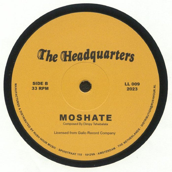 The Headquarters : Sweetie / Moshate (12")