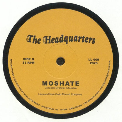 The Headquarters : Sweetie / Moshate (12")