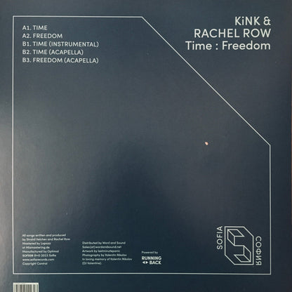 KiNK & Rachel Row : Time : Freedom (12")