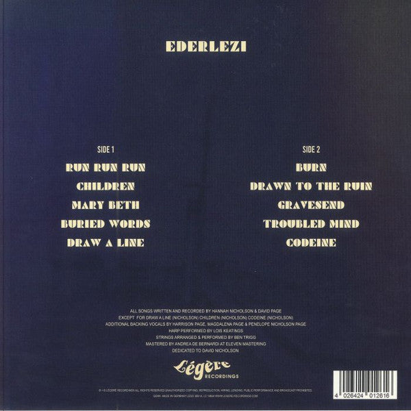 Ederlezi : Ederlezi (LP, Album)