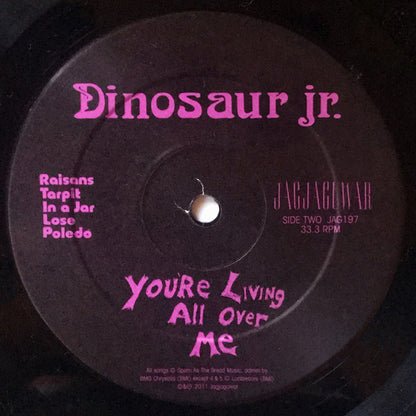 Dinosaur Jr. : You're Living All Over Me (LP, Album, RE, RM)