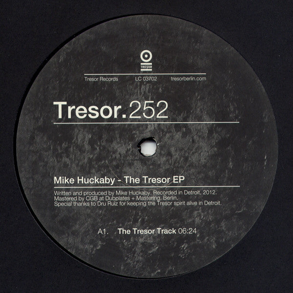 Mike Huckaby : The Tresor EP (12", EP)