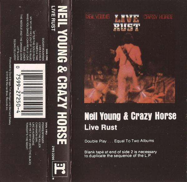 Neil Young & Crazy Horse : Live Rust (Cass, Album)