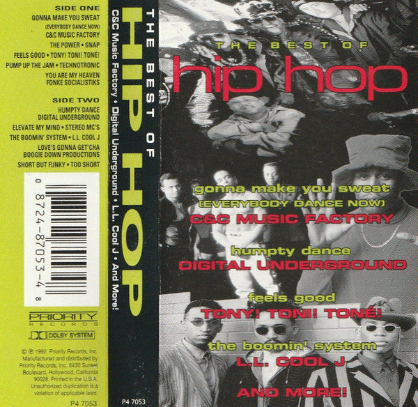 Various : The Best Of Hip Hop (Cass, Album, Comp)