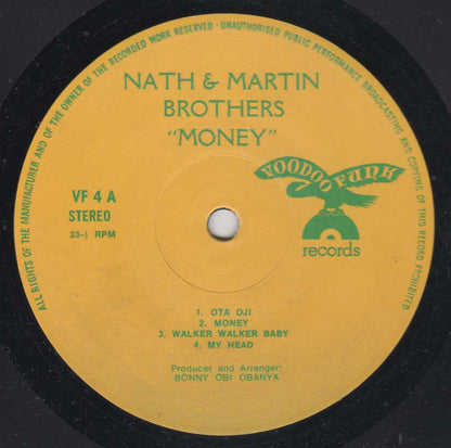 Nath & Martin Brothers* : Money (LP, Album, RE)