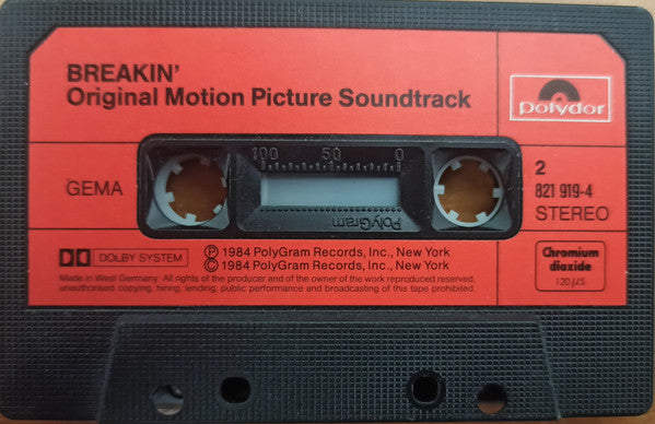 Various : Breakin' - Original Motion Picture Soundtrack (Cass, Comp)