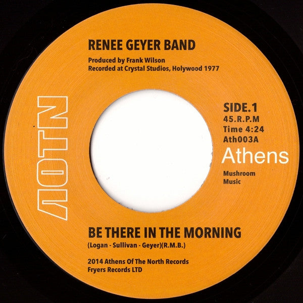 Renee Geyer Band : Be There In The Morning (7")