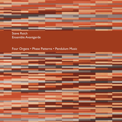 Steve Reich, Ensemble Avantgarde : Four Organs • Phase Patterns • Pendulum Music (LP, Album, Ltd)