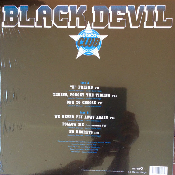 Black Devil : Disco Club (LP, Album, RE, RM)