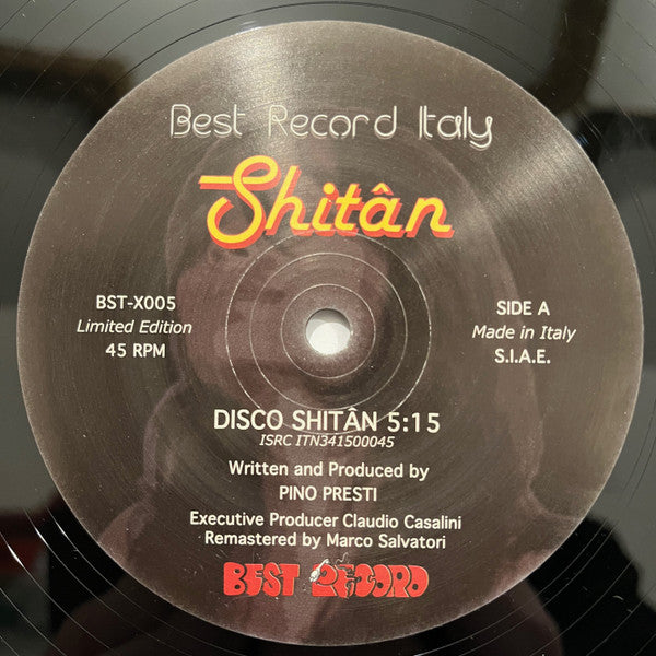 Shitân : Disco Shitân (12", Ltd)
