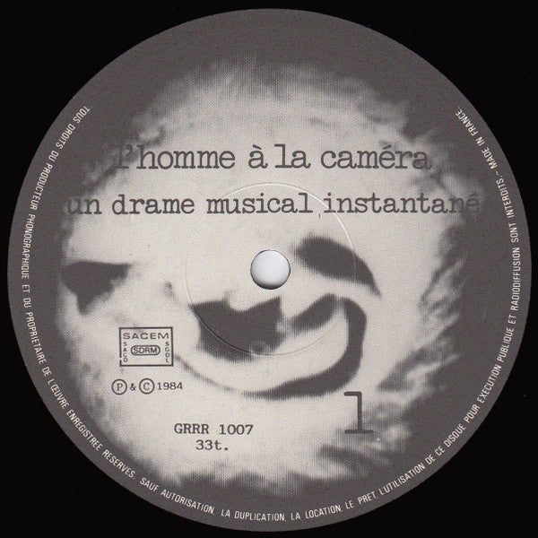 Un Drame Musical Instantané : L'Homme À La Caméra (LP, Album)