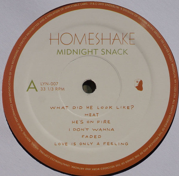 Homeshake : Midnight Snack (LP, Album)