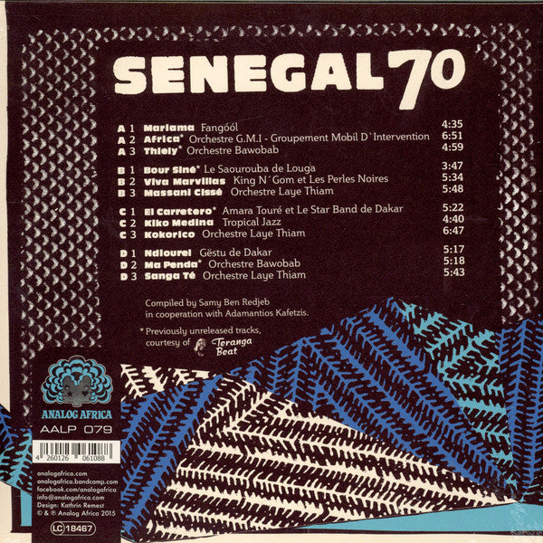 Various : Senegal 70 (2xLP, Comp)