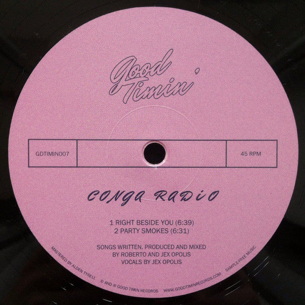 Conga Radio : Right Beside You (12")