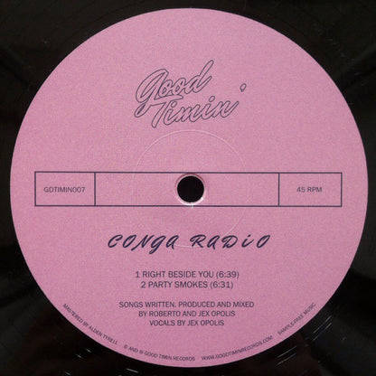 Conga Radio : Right Beside You (12")