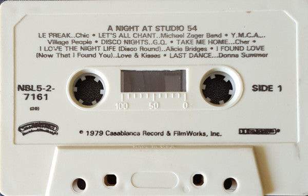 Various : A Night At Studio 54 (Cass, Comp)