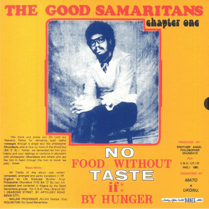 The Good Samaritans - No Food Without Taste If By Hunger (LP) (Orange)