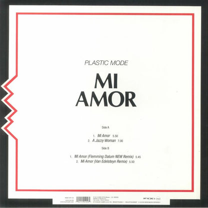 Plastic Mode - Mi Amor (12")