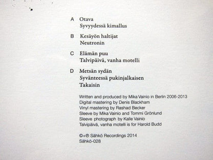 Ã - Konstellaatio (2xLP, Album, RP) Sähkö Recordings